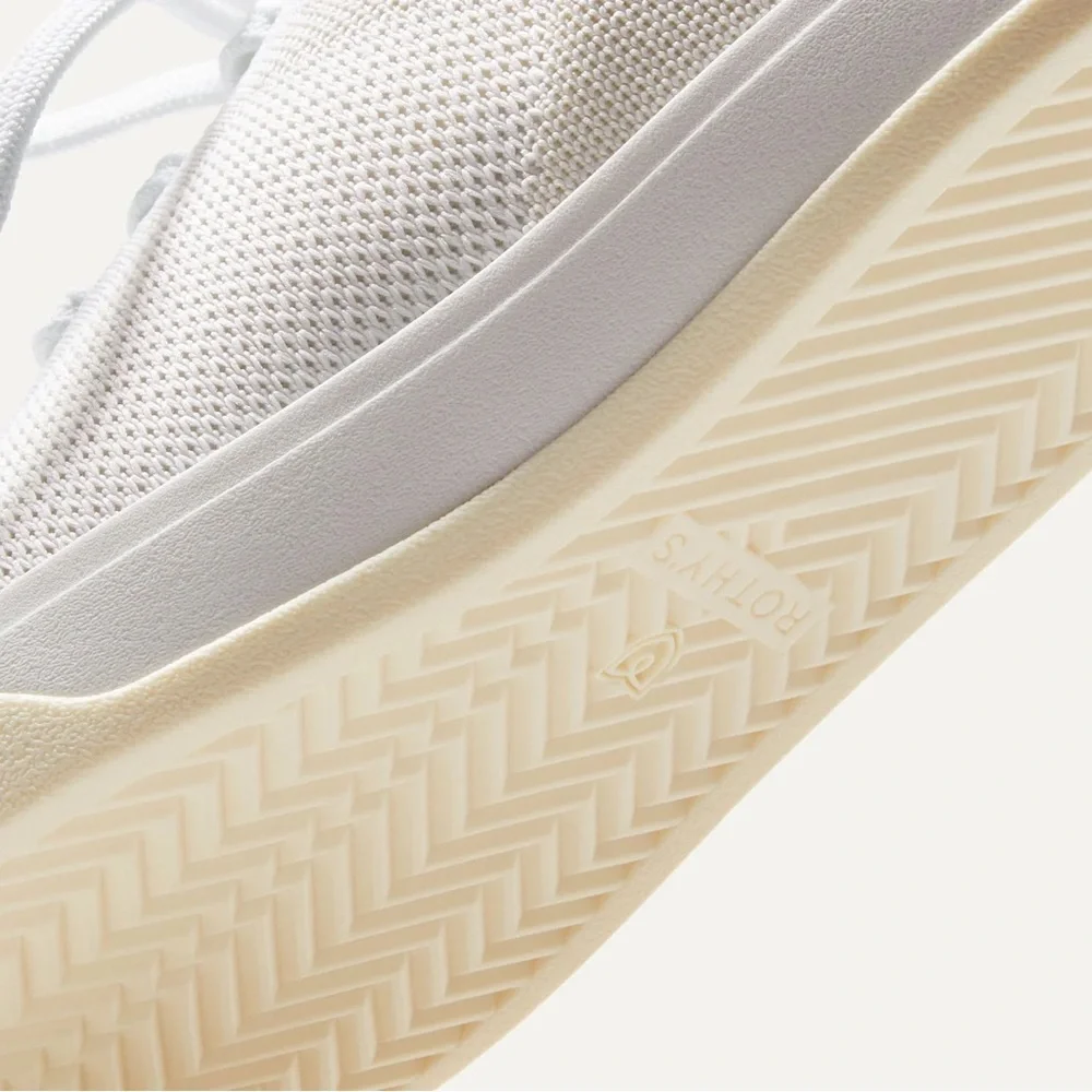 Rothy’s The Lace Up Sneaker in Bright White - Picture 5 of 15
